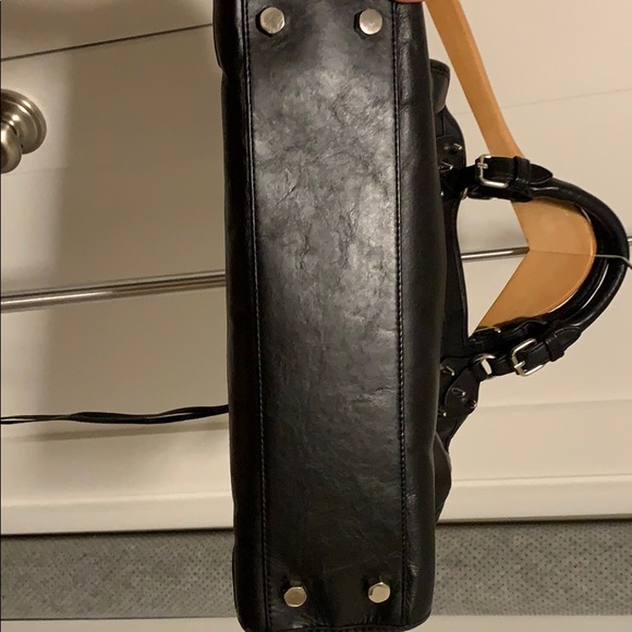 Rebecca Minkoff black and cheetah print bag - Picture 3 of 8